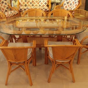 Palmiye Oval Masa Yemek Grubu / Balköpüğü